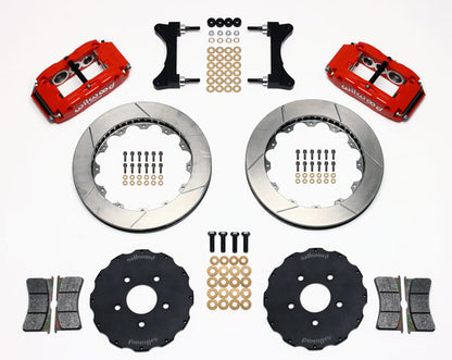 01-06 LANCER EVO FULL DISC BRAKE KIT,13" ROTORS,RED CALIPERS