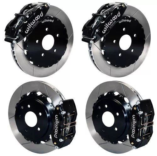 01-06 LANCER EVO FULL DISC BRAKE KIT,13" ROTORS,BLACK CALIPERS