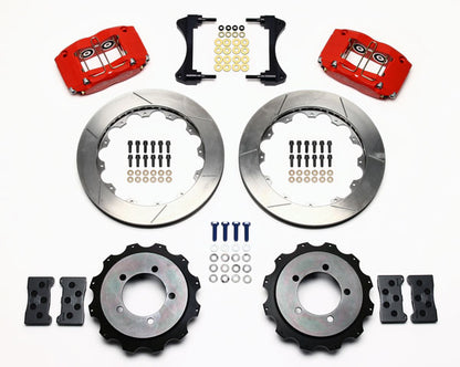 01-06 LANCER EVO FULL DISC BRAKE KIT,13" ROTORS,RED CALIPERS