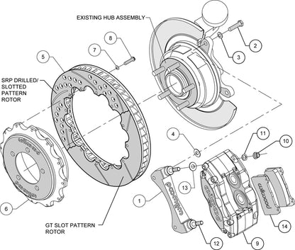 01-06 LANCER EVO FULL DISC BRAKE KIT,13" ROTORS,BLACK CALIPERS