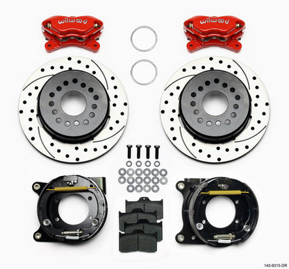 67-69 F-BODY MUL STAGGER,REAR,WIL 12" DRILLED,RED