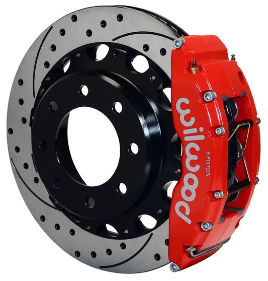 99-11 GM 2500/3500 TRUCK/SUV W/4.63" CENTER,REAR,TC6R RED CALIPERS,16" DRILLED