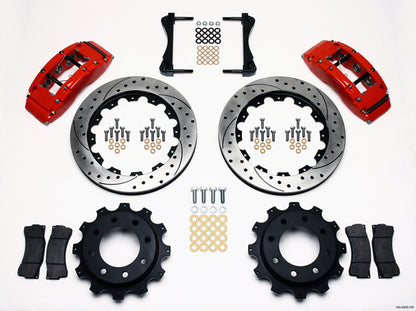 99-11 GM 2500/3500 TRUCK/SUV W/4.63" CENTER,REAR,TC6R RED CALIPERS,16" DRILLED