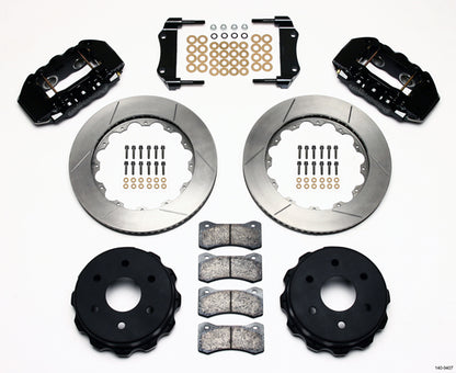 99-18 GM TRUCK/SUV FULL DISC BRAKE KIT,16/14" ROTORS,BLACK CALIPERS