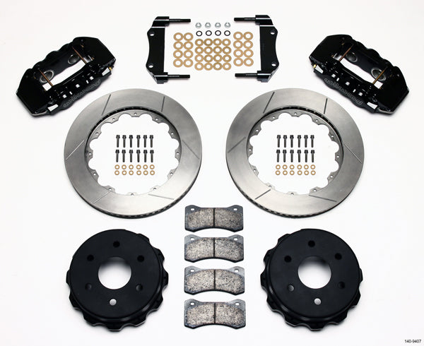 99-18 GM TRUCK/SUV FULL DISC BRAKE KIT,14" ROTORS,BLACK CALIPERS