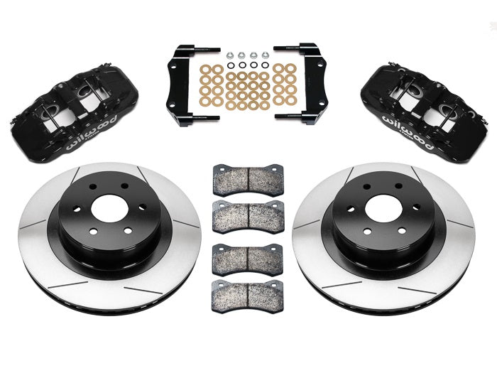 COILOVER SYSTEM,WILWOOD 14" BRAKES,BLACK,07-16 GM 1500,CAST ARMS,6 LUG