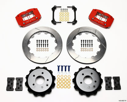 09-13 NISSAN 370Z FULL DISC BRAKE KIT,13" ROTORS,RED CALIPERS
