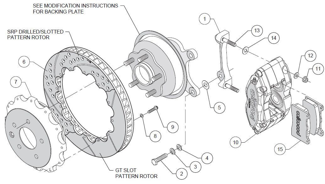 03-09 NISSAN 350Z FULL DISC BRAKE KIT,14/13" ROTORS,BLACK CALIPERS