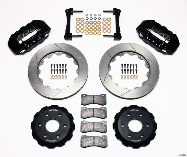 00-06 GM SUV FULL DISC BRAKE KIT,14" ROTORS,BLACK CALIPERS