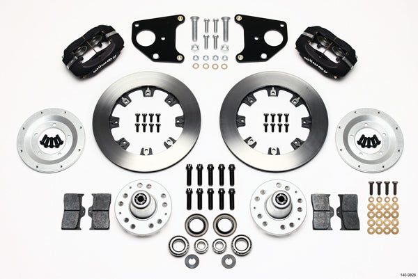 62-72 CDP B&E BODY W/DRUMS FULL DISC BRAKE KIT,12" ROTORS,6/4 PISTON BLACK