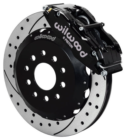 98-02 CAMARO,FIREBIRD KIT,FRONT,14" DRILLED ROTORS,6 PISTON POLISHED CALIPERS