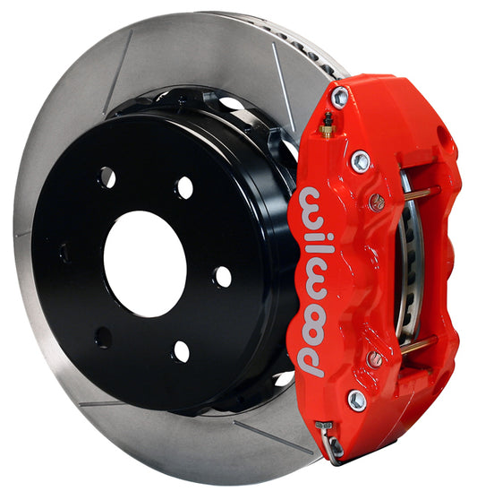 99-18 GM 1500 TRUCK/SUV W/2 PISTON OE,REAR,AERO4 RED CALIPERS,14.25" ROTORS