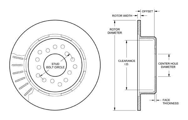 ROTOR/HAT,5 LUG,1.91",12.19"x.810"