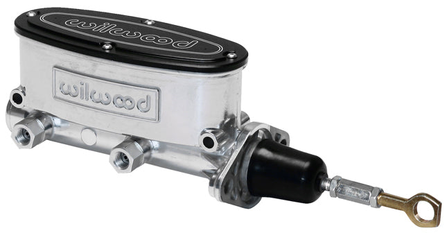 TANDEM MASTER CYLINDER,64-73 MUSTANG,W/PUSHROD,POLISHED