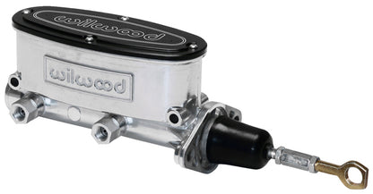 TANDEM MASTER CYLINDER,64-73 MUSTANG,W/PUSHROD,POLISHED