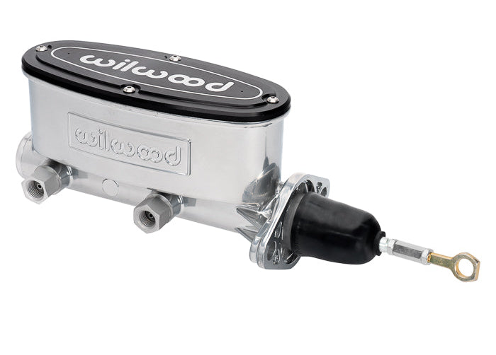 TANDEM MASTER CYLINDER,64-73 MUSTANG,W/PUSHROD,POLISHED