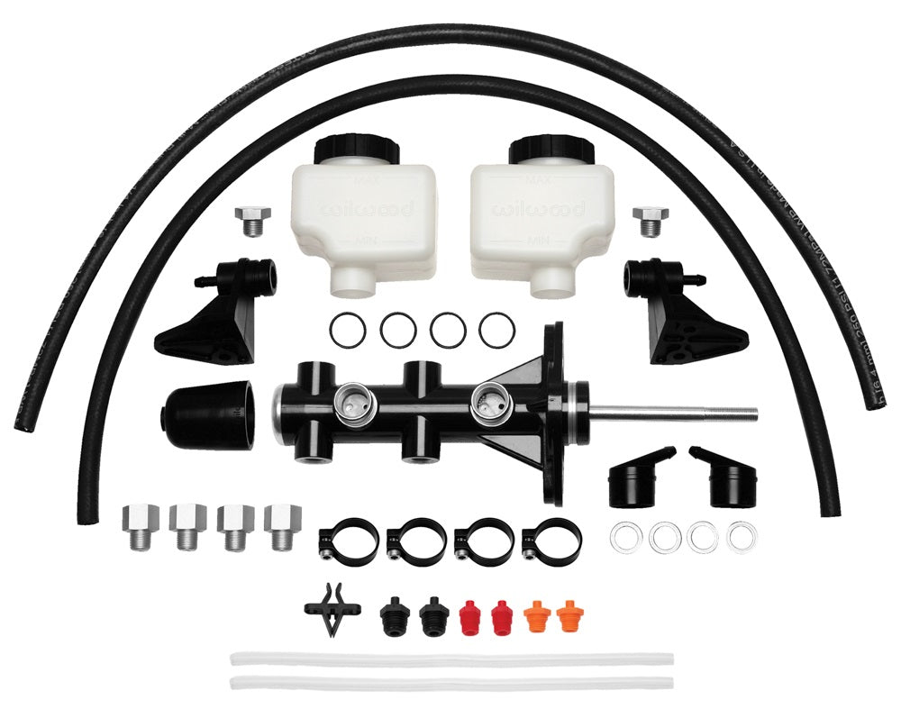TANDEM MASTER CYLINDER,REMOTE KIT,15/16" BORE,BLACK