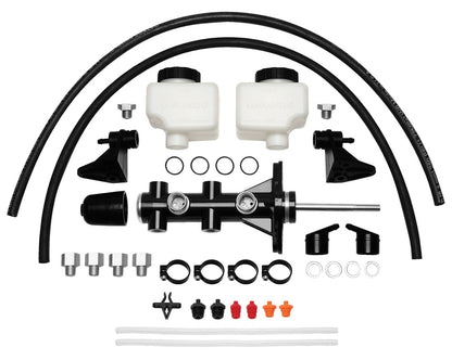 TANDEM MASTER CYLINDER,REMOTE KIT,15/16" BORE,BLACK