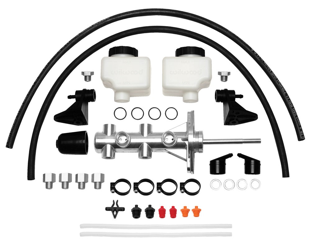 TANDEM MASTER CYLINDER,REMOTE KIT,15/16" BORE,CHROME