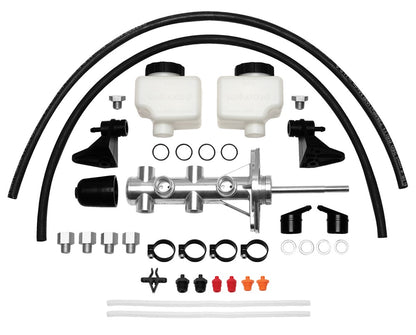 TANDEM MASTER CYLINDER,REMOTE KIT,15/16" BORE,CHROME