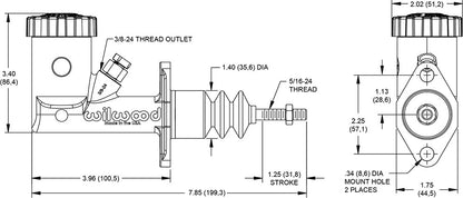 TANDEM BRAKE & HYDRAULIC CLUTCH PEDAL ASSEMBLY,M/C & PROP VALVE,7:1