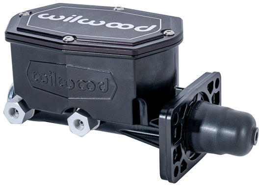 TANDEM COMPACT MASTER CYLINDER,MOPAR 4-BOLT,1",BLACK