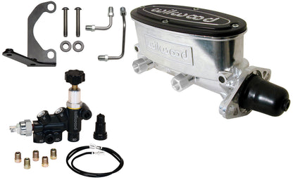 TANDEM MASTER CYLINDER & PROPORTIONING VALVE SET,15/16",POLISHED
