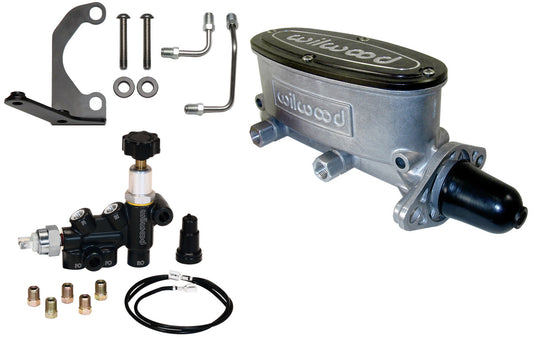 TANDEM MASTER CYLINDER & PROPORTIONING VALVE SET,1 1/8"