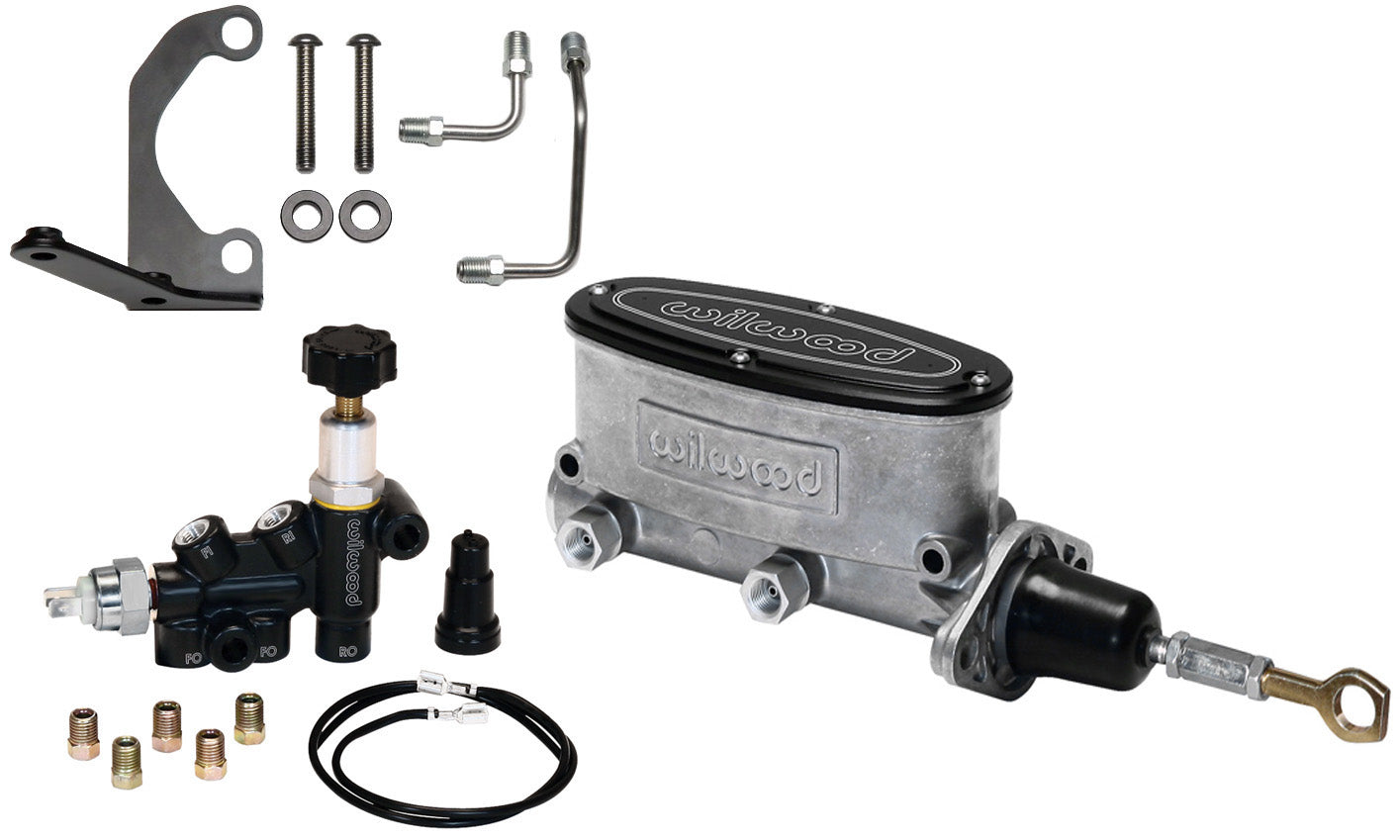 TANDEM MC & PROPORTIONING VALVE SET,64-73 MUSTANG