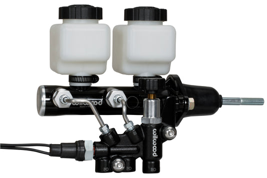 TANDEM REMOTE MASTER CYLINDER & VALVE SET,7/8",BLACK