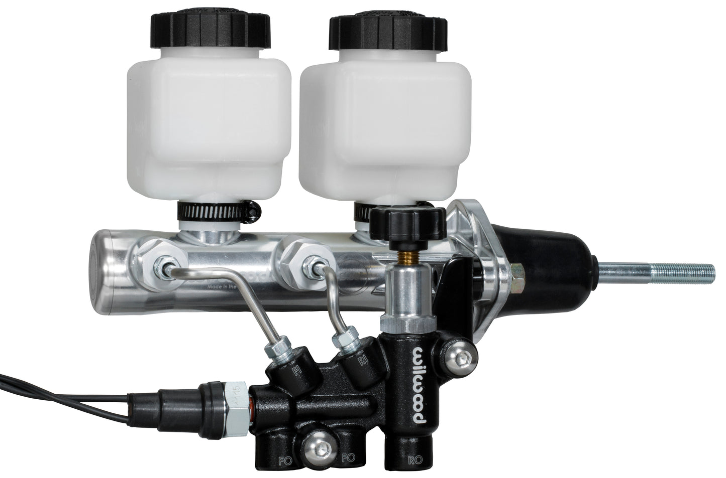 TANDEM REMOTE MASTER CYLINDER & VALVE SET,7/8",POLISHED