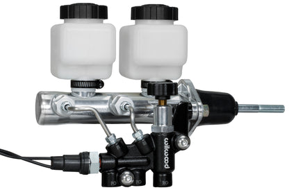 TANDEM REMOTE MASTER CYLINDER & VALVE SET,7/8",POLISHED