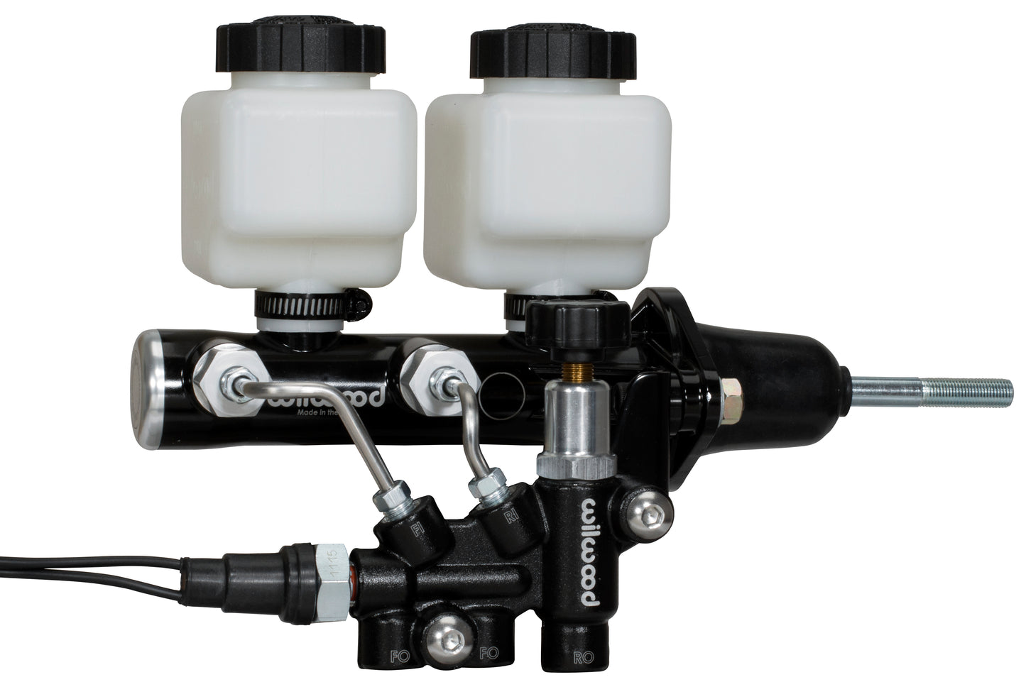 TANDEM REMOTE MASTER CYLINDER & VALVE SET,15/16",BLACK