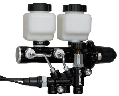 TANDEM REMOTE MASTER CYLINDER & VALVE SET,1",BLACK