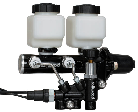 TANDEM REMOTE MASTER CYLINDER & VALVE SET,1",BLACK