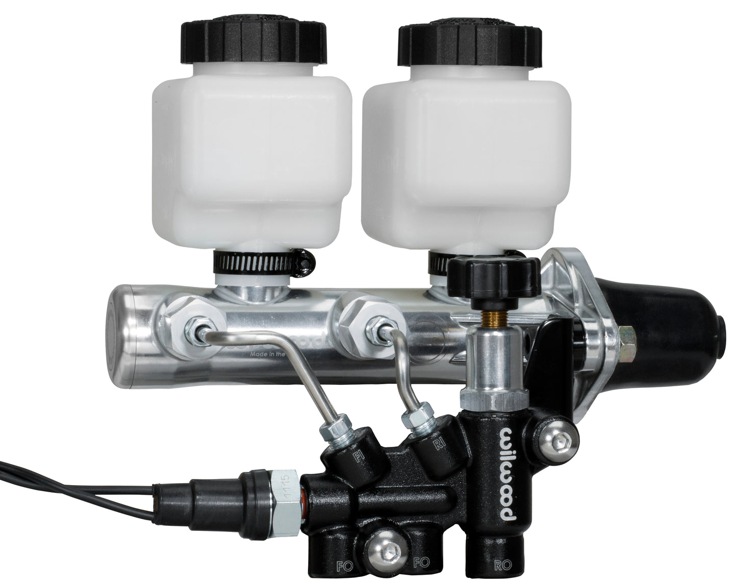 TANDEM REMOTE MASTER CYLINDER & VALVE SET,1",POLISHED