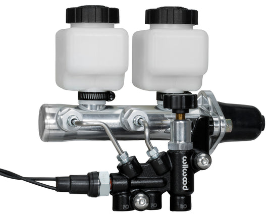 TANDEM REMOTE MASTER CYLINDER & VALVE SET,1",POLISHED