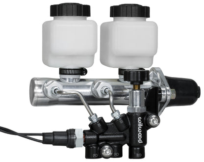 TANDEM REMOTE MASTER CYLINDER & VALVE SET,1 1/8",POLISHED