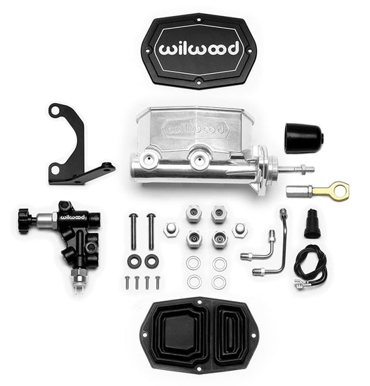 TANDEM COMPACT MC & VALVE,7/8",64-73 MUSTANG,CHROME