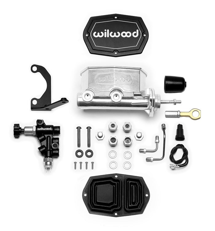TANDEM COMPACT MC & VALVE,15/16,64-73 MUSTANG,CHROME
