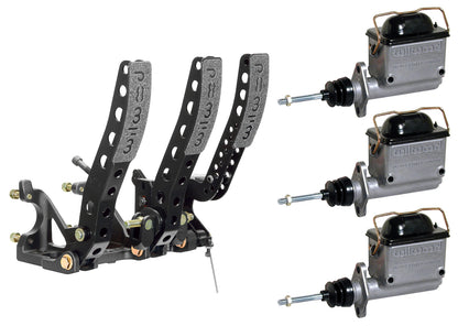 BRAKE CLUTCH & THROTTLE PEDAL,FLOOR,5.25:1,THROTTLE LINK,3 M/C,3/4",7/8",1"
