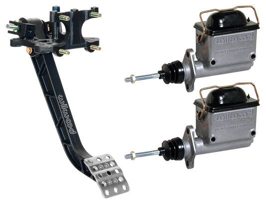 BRAKE PEDAL ASSEMBLY,REVERSE SWING,BALANCE BAR,6.25:1,DUAL M/C,7/8" & 1"