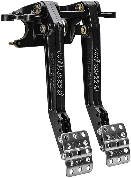ADJUSTABLE DUAL FORWARD MOUNT SWING PEDAL,SINGLE BRAKE MASTER CYLINDER,ADJ RATIO