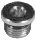 PORT PLUG,GEAR COVER,-6 AN,PRO ELIMINATOR