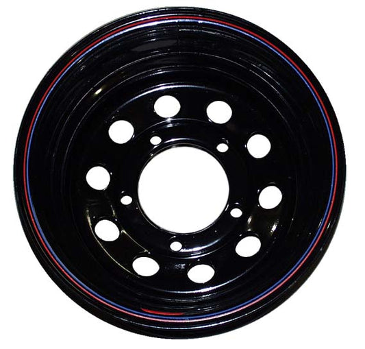 LW STEEL WHEEL,BLACK,15X8,5X6.5,2.75
