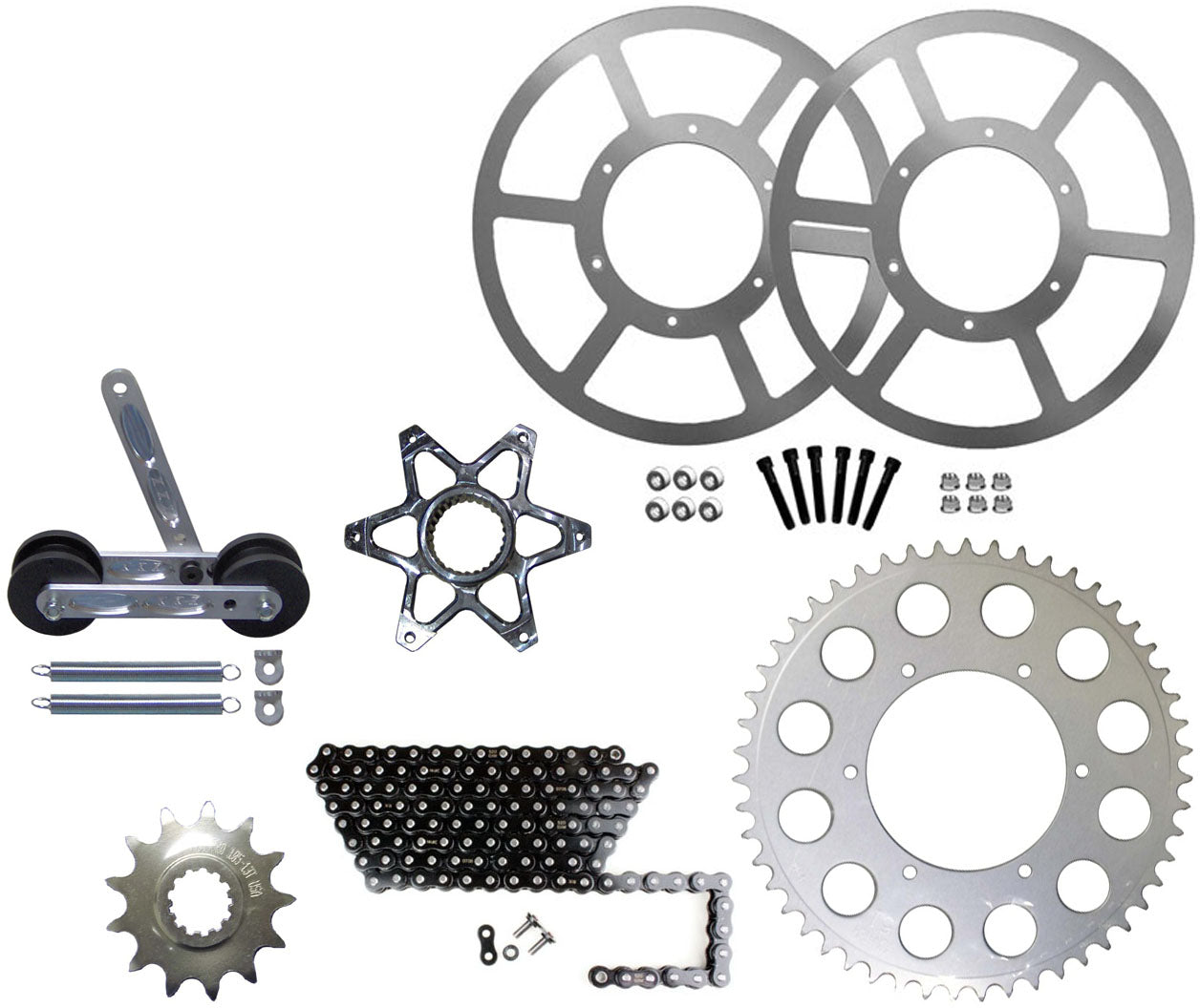 FULL CHAIN & SPROCKET KIT,MICRO SPRINT