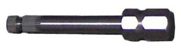UPPER STEERING SHAFT,15MM-29 SP,W/HEX,6"