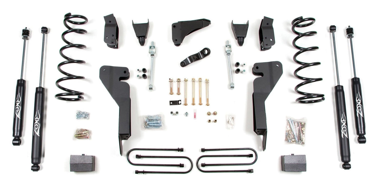 ZONE 2003-2007 DODGE RAM 2500,3500 4WD DIESEL,3.5" REAR AXLE,6" COIL SPRING LIFT