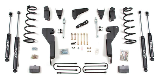 ZONE 2003-2007 DODGE RAM 2500,3500 4WD DIESEL,3.5" REAR AXLE,6" COIL SPRING LIFT