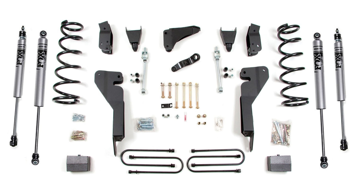 ZONE 2003-2007 DODGE RAM 2500,3500 4WD DIESEL,4" REAR AXLE,6" COIL SPRING LIFT